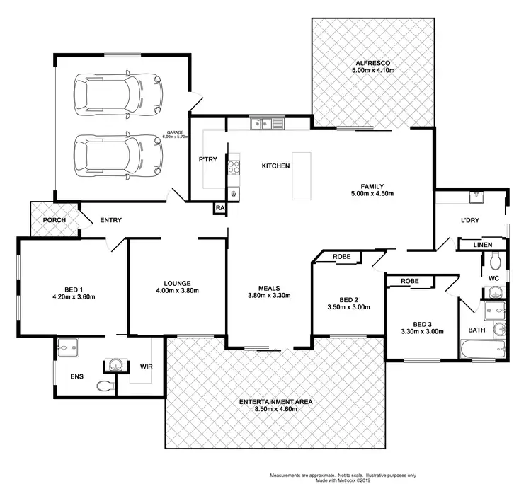 Floorplan of Homely house listing, 10 Gilson Place, Howlong NSW 2643