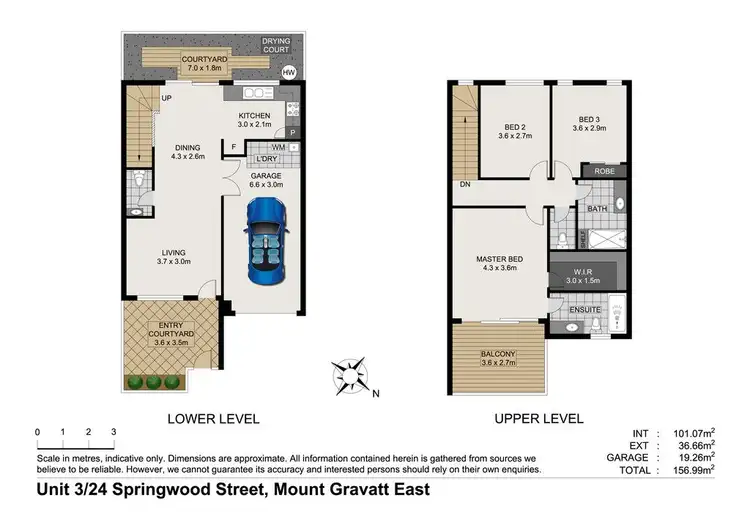 Floorplan of Homely townhouse listing, 3/24 Springwood Street, Mount Gravatt East QLD 4122