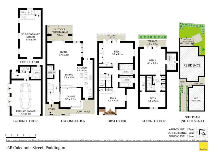 Floorplan of Homely house listing, 26B Caledonia Street, Paddington NSW 2021