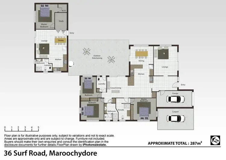 Floorplan of Homely house listing, 36 Surf Road, Maroochydore QLD 4558
