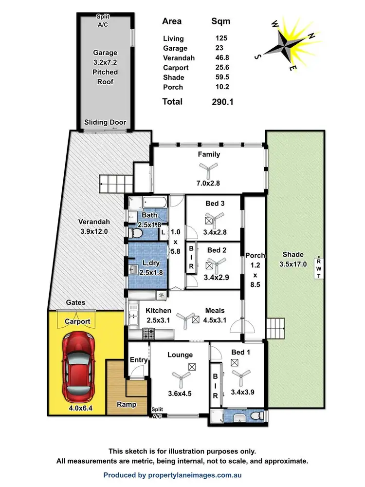 Floorplan of Homely house listing, 40 Derrick Road, Elizabeth East SA 5112