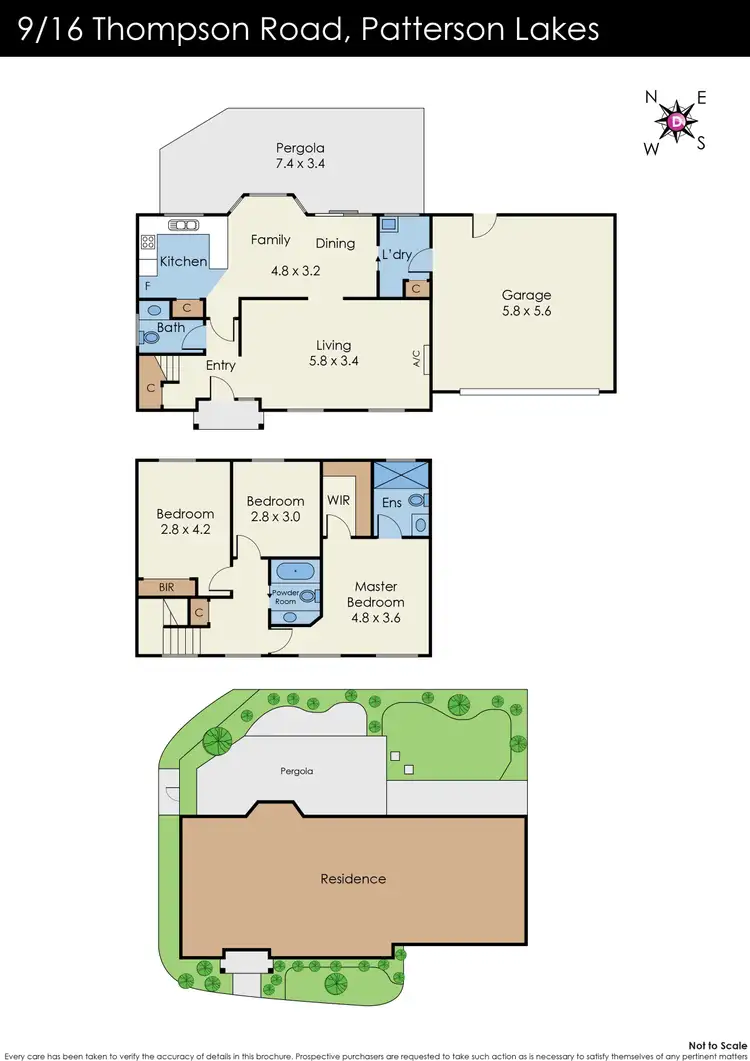 Floorplan of Homely house listing, 9/16 Thompson Road, Patterson Lakes VIC 3197