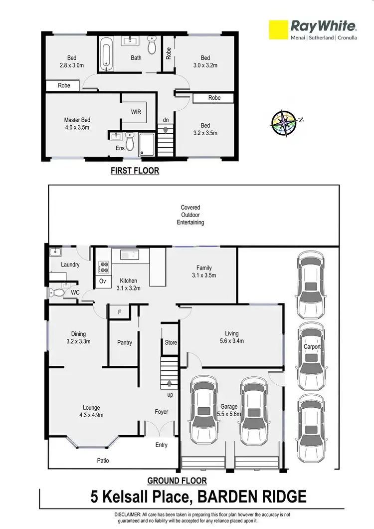Floorplan of Homely house listing, 5 Kelsall Place, Barden Ridge NSW 2234