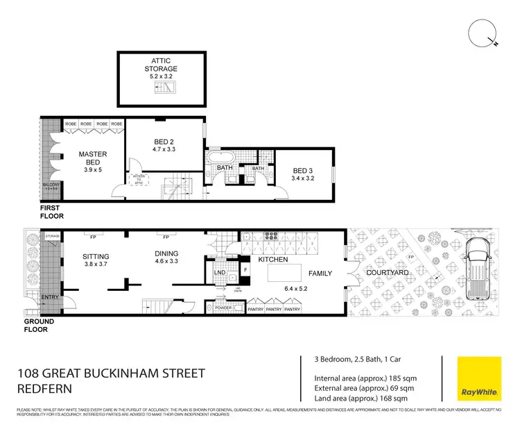 Floorplan of Homely house listing, 108 Great Buckingham Street, Redfern NSW 2016
