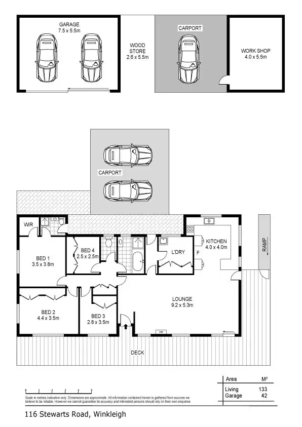 Floorplan of Homely house listing, 116 Stewarts Road, Winkleigh TAS 7275
