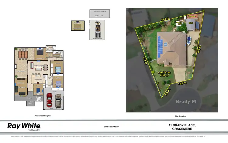 Floorplan of Homely house listing, 11 Brady Place, Gracemere QLD 4702