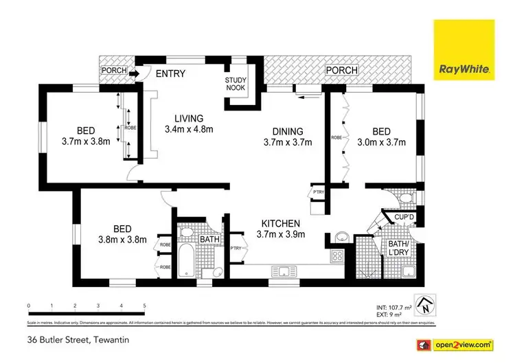 Floorplan of Homely house listing, 36 Butler Street, Tewantin QLD 4565