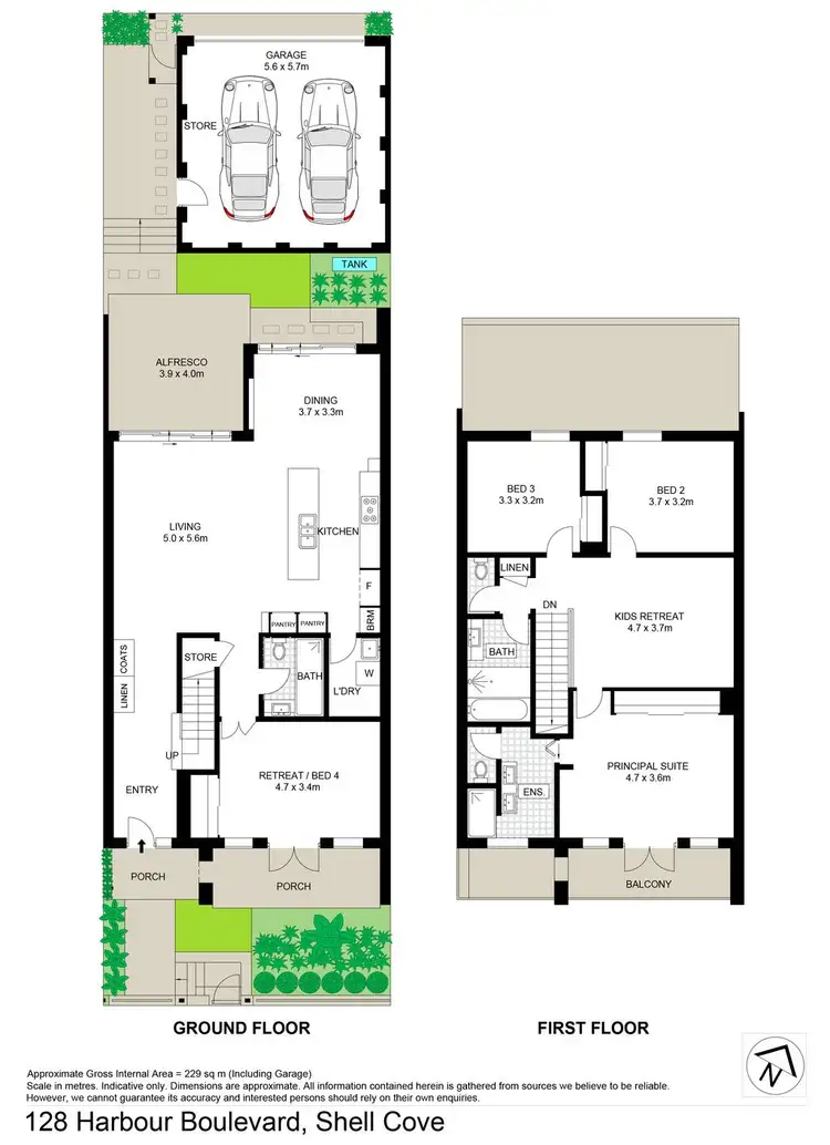 Floorplan of Homely house listing, 128 Harbour Boulevard, Shell Cove NSW 2529
