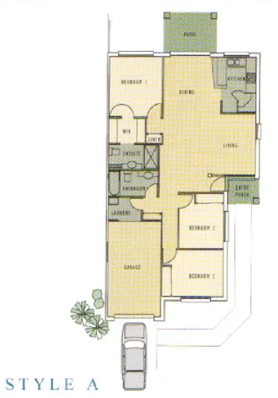 Floorplan of Homely unit listing, 4/24 Amsonia Court, Arundel QLD 4214
