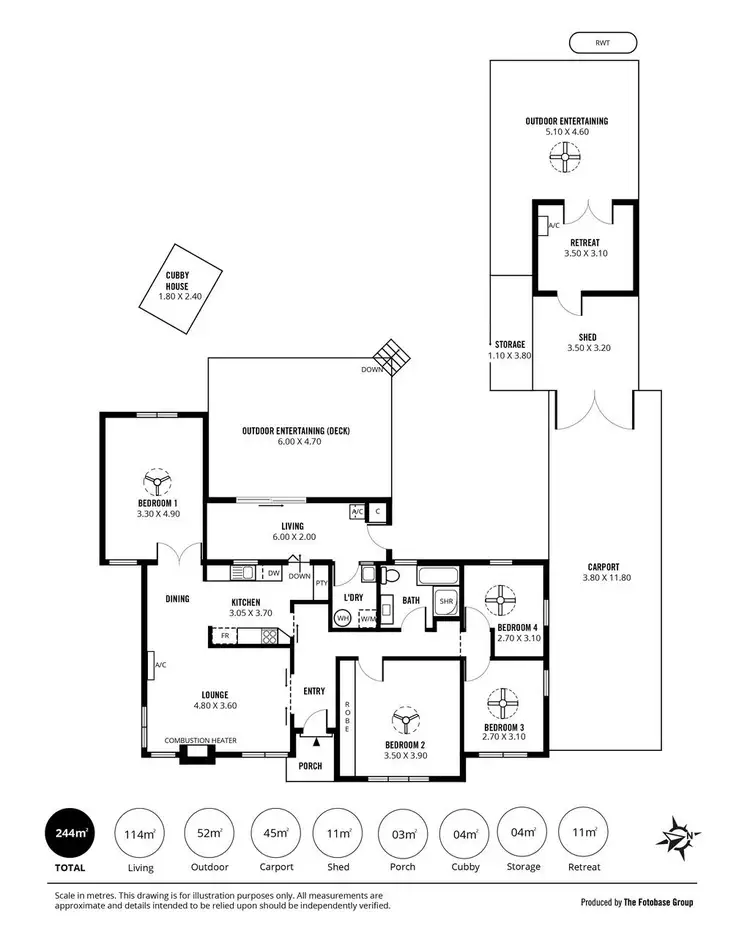 Floorplan of Homely house listing, 38 Hampden Road, Mount Barker SA 5251