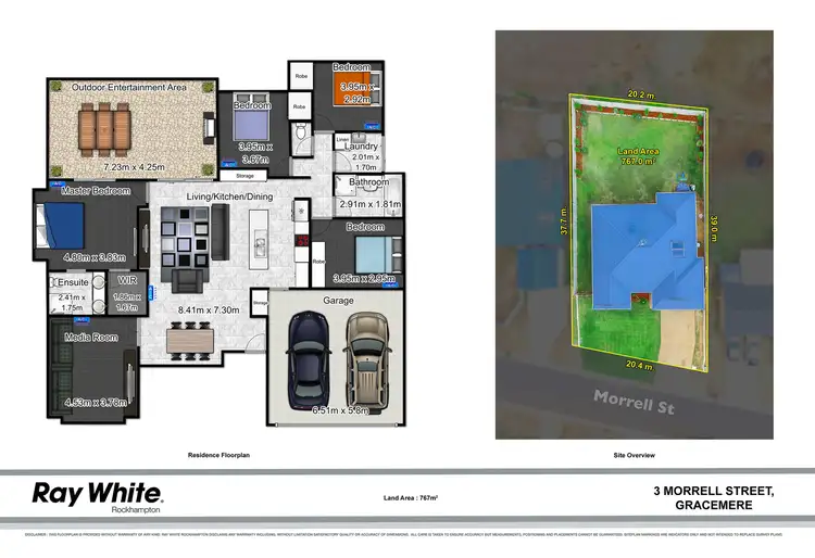 Floorplan of Homely house listing, 3 Morrell Street, Gracemere QLD 4702