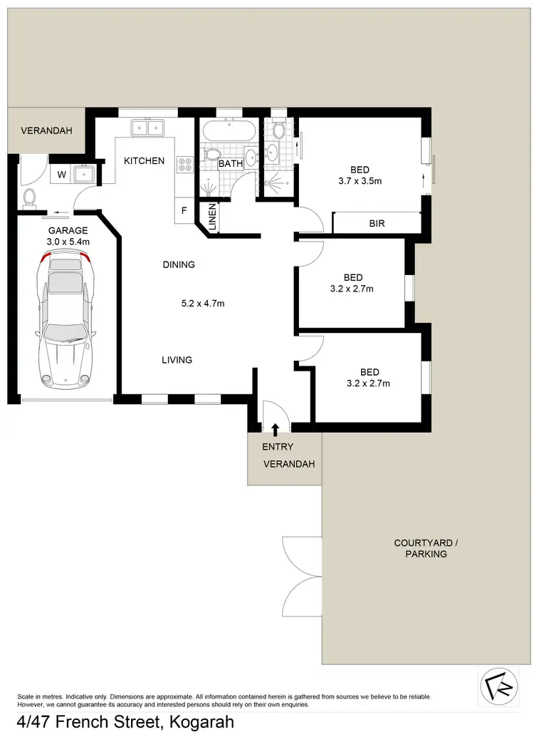 Floorplan of Homely villa listing, 4/47 French Street, Kogarah NSW 2217