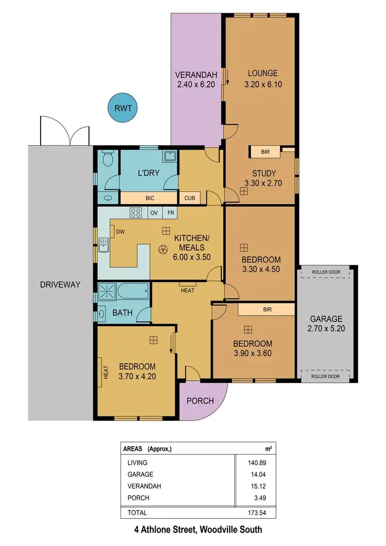 Floorplan of Homely house listing, 4 Athlone Street, Woodville South SA 5011