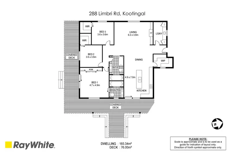 Floorplan of Homely house listing, 288 Limbri Road, Kootingal NSW 2352