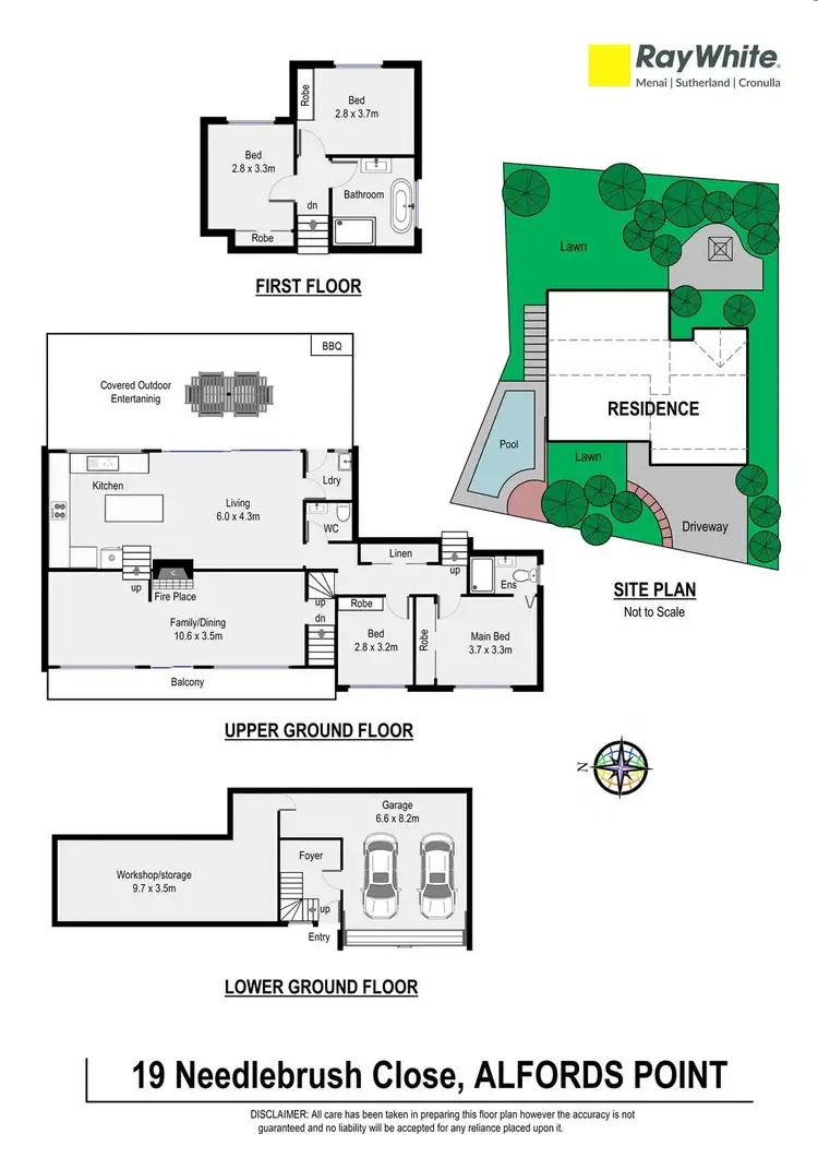 Floorplan of Homely house listing, 19 Needlebrush Close, Alfords Point NSW 2234