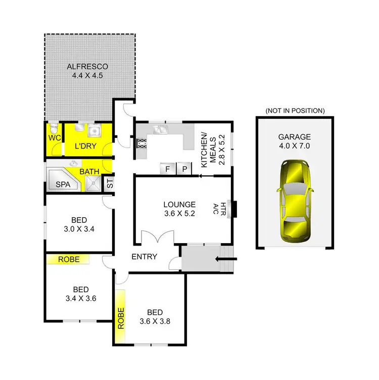 Floorplan of Homely house listing, 20 Nagle Drive, Belmont VIC 3216