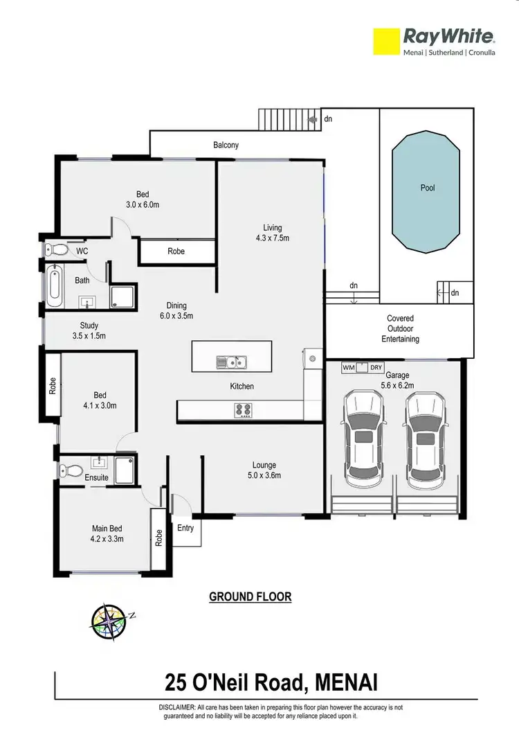 Floorplan of Homely house listing, 25 O'Neill Road, Menai NSW 2234