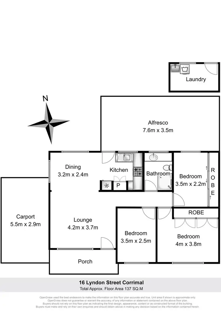 Floorplan of Homely house listing, 16 Lyndon Street, Corrimal NSW 2518