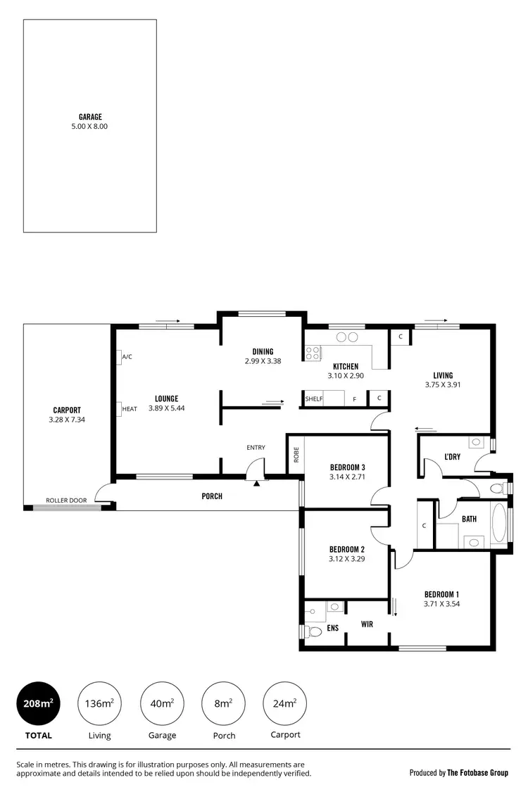 Floorplan of Homely house listing, 82 Fairlie Drive, Flagstaff Hill SA 5159