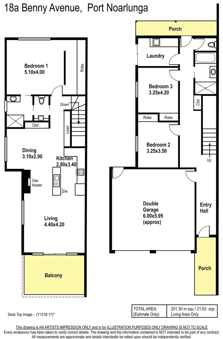 Floorplan of Homely house listing, 18A Benny Avenue, Port Noarlunga SA 5167