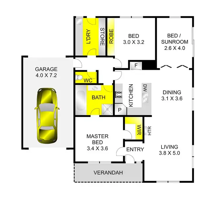 Floorplan of Homely house listing, 25 Maria Court, Lara VIC 3212