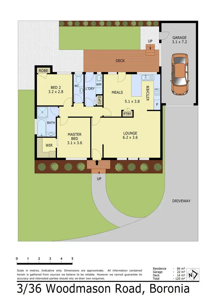 Floorplan of Homely unit listing, 3/36 Woodmason Road, Boronia VIC 3155