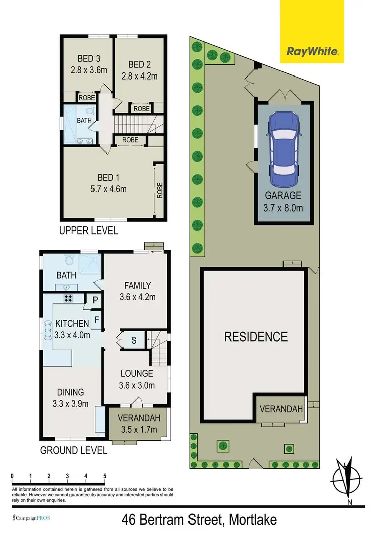Floorplan of Homely house listing, 46 Bertram Street, Mortlake NSW 2137
