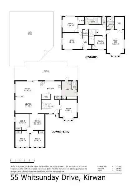 Floorplan of Homely house listing, 55 Whitsunday Drive, Kirwan QLD 4817