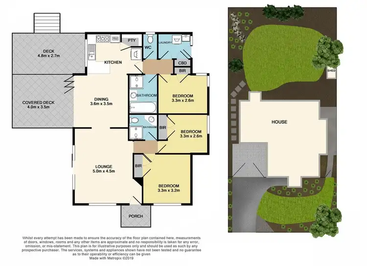 Floorplan of Homely house listing, 5 Shady Way, Croydon South VIC 3136