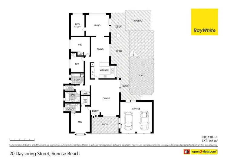 Floorplan of Homely house listing, 20 Dayspring Street, Sunrise Beach QLD 4567