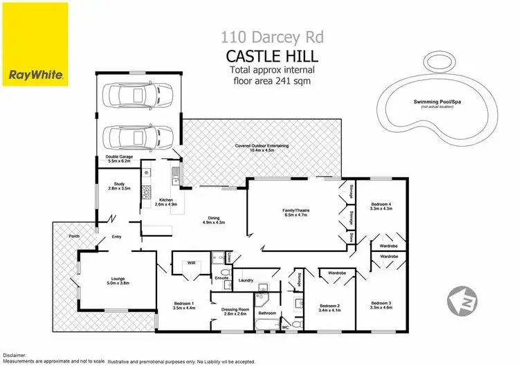 Floorplan of Homely house listing, 110 Darcey Road, Castle Hill NSW 2154