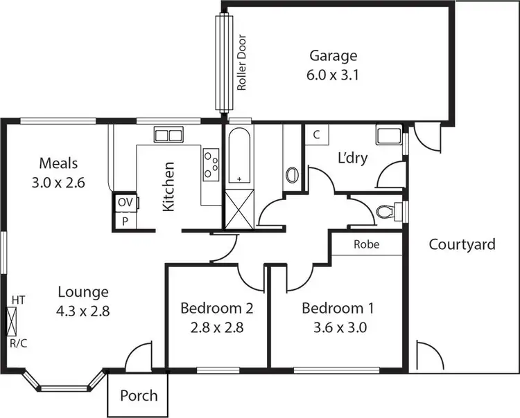 Floorplan of Homely unit listing, 11/11 Cross Street, Lockleys SA 5032