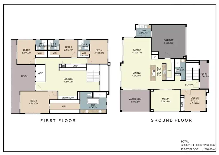 Floorplan of Homely house listing, 97 Cylinders Drive, Kingscliff NSW 2487