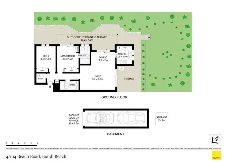 Floorplan of Homely apartment listing, 4/104 Beach Road, Bondi Beach NSW 2026