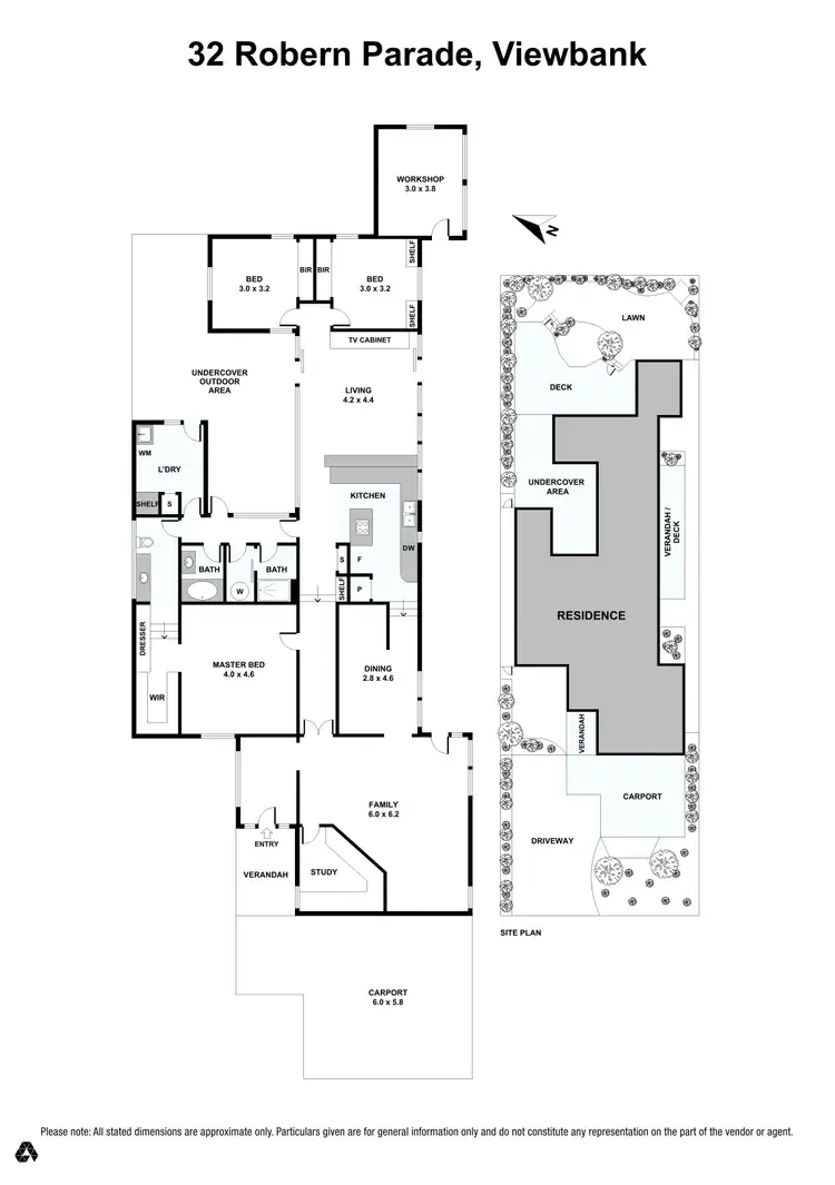 Floorplan of Homely house listing, 32 Robern Parade, Viewbank VIC 3084