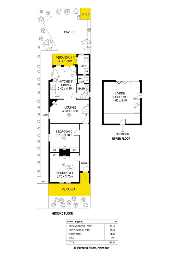 Floorplan of Homely house listing, 30 Edmund Street, Norwood SA 5067