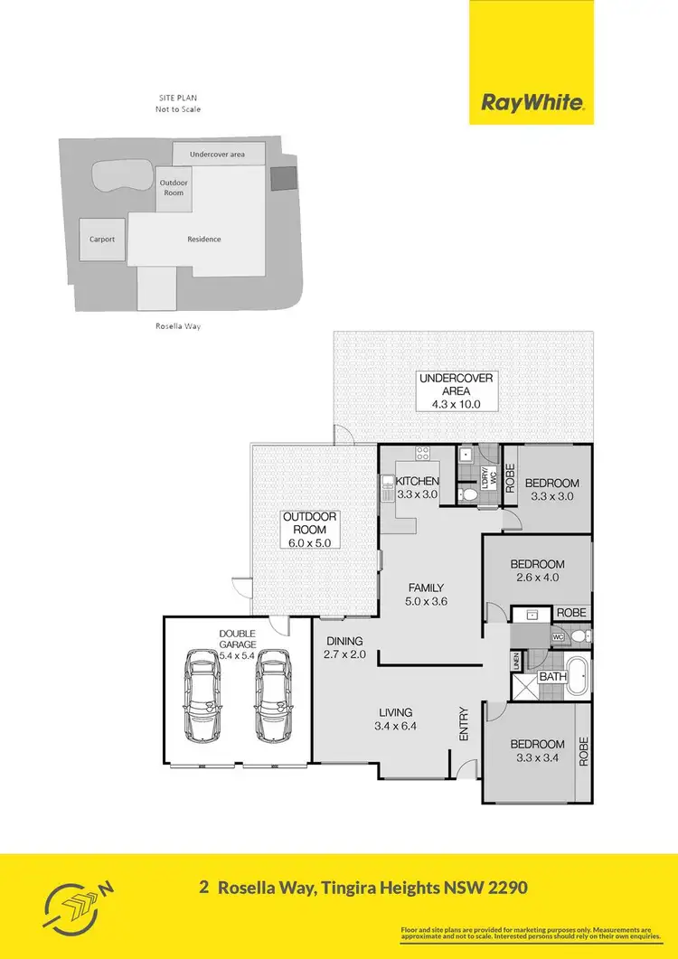 Floorplan of Homely house listing, 2 Rosella Way, Tingira Heights NSW 2290