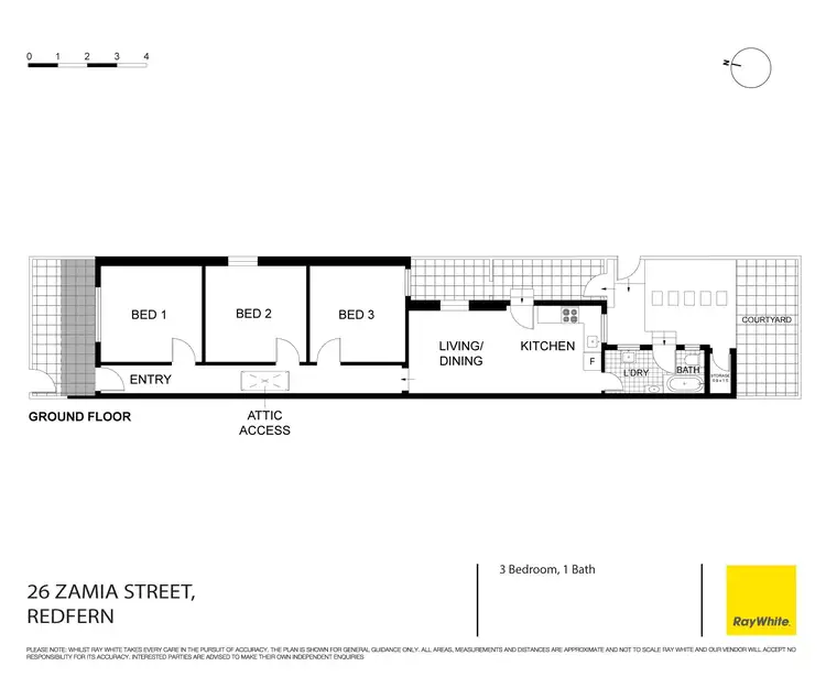 Floorplan of Homely house listing, 26 Zamia Street, Redfern NSW 2016