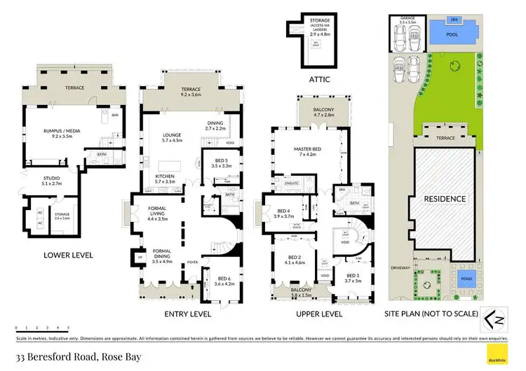 Floorplan of Homely house listing, 33 Beresford Road, Rose Bay NSW 2029