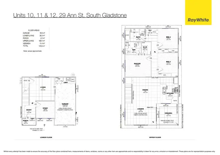 Floorplan of Homely townhouse listing, 10/29 Ann Street, South Gladstone QLD 4680