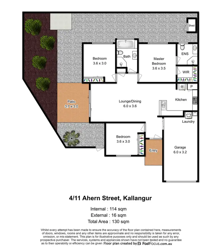 Floorplan of Homely townhouse listing, 4/11 Ahern Street, Kallangur QLD 4503
