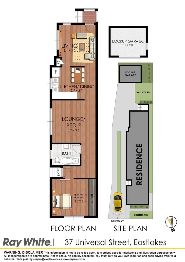 Floorplan of Homely house listing, 37 Universal Street, Eastlakes NSW 2018