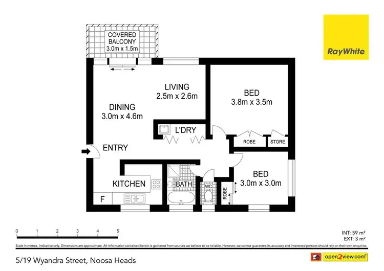Floorplan of Homely unit listing, 5/19 Wyandra Street, Noosa Heads QLD 4567