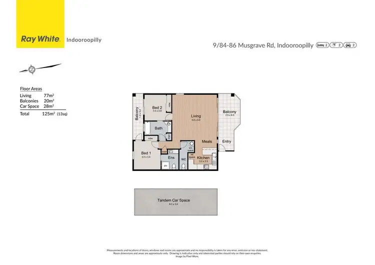Floorplan of Homely house listing, 9/86 Musgrave Road, Indooroopilly QLD 4068