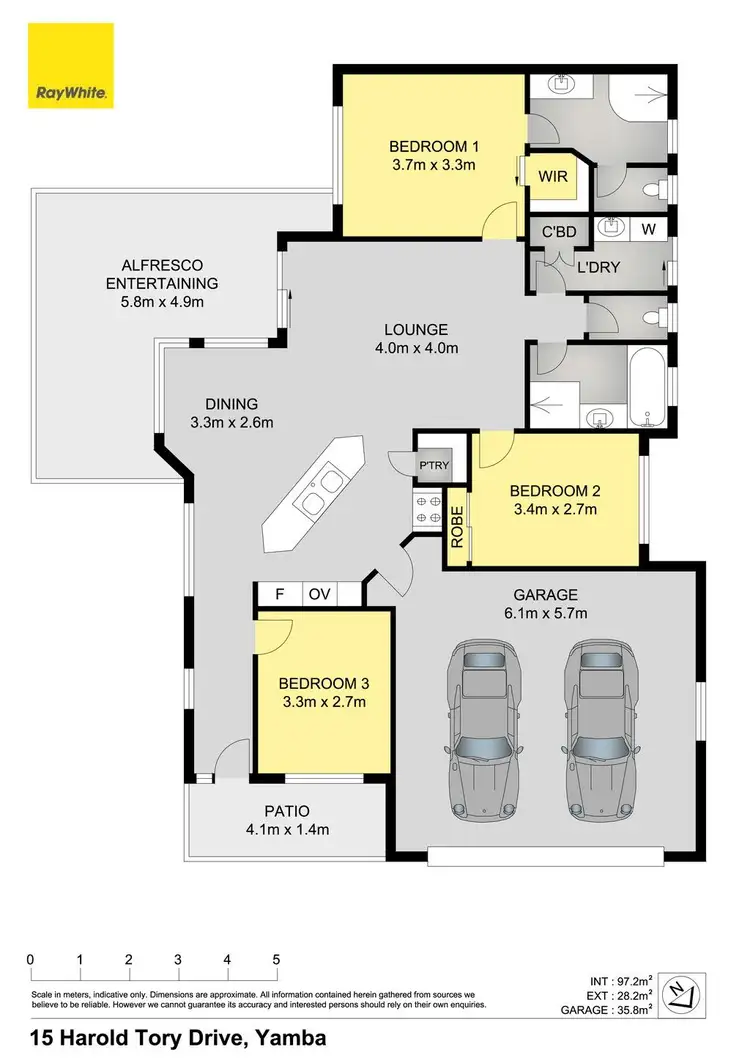 Floorplan of Homely house listing, 15 Harold Tory Drive, Yamba NSW 2464