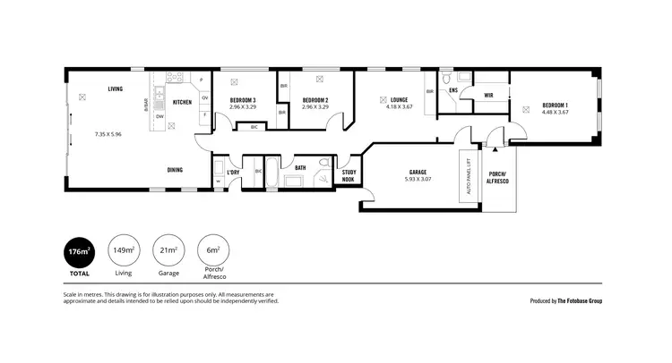 Floorplan of Homely house listing, 13B Davies Avenue, Tranmere SA 5073