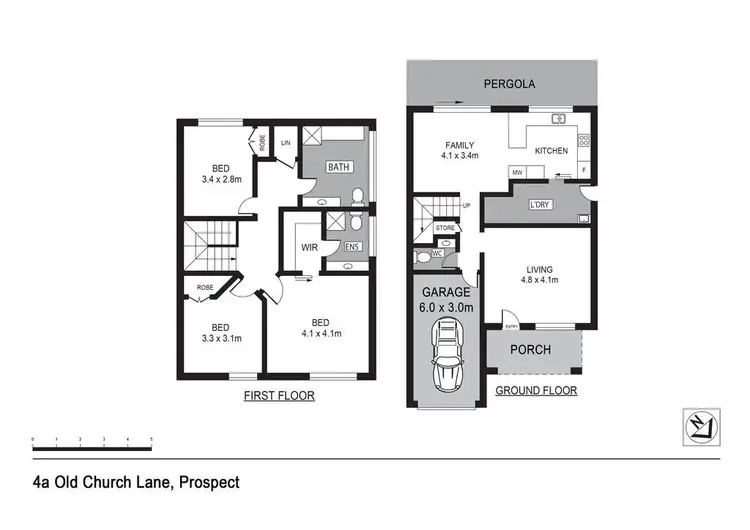 Floorplan of Homely other listing, 4A Old Church Lane, Prospect NSW 2148