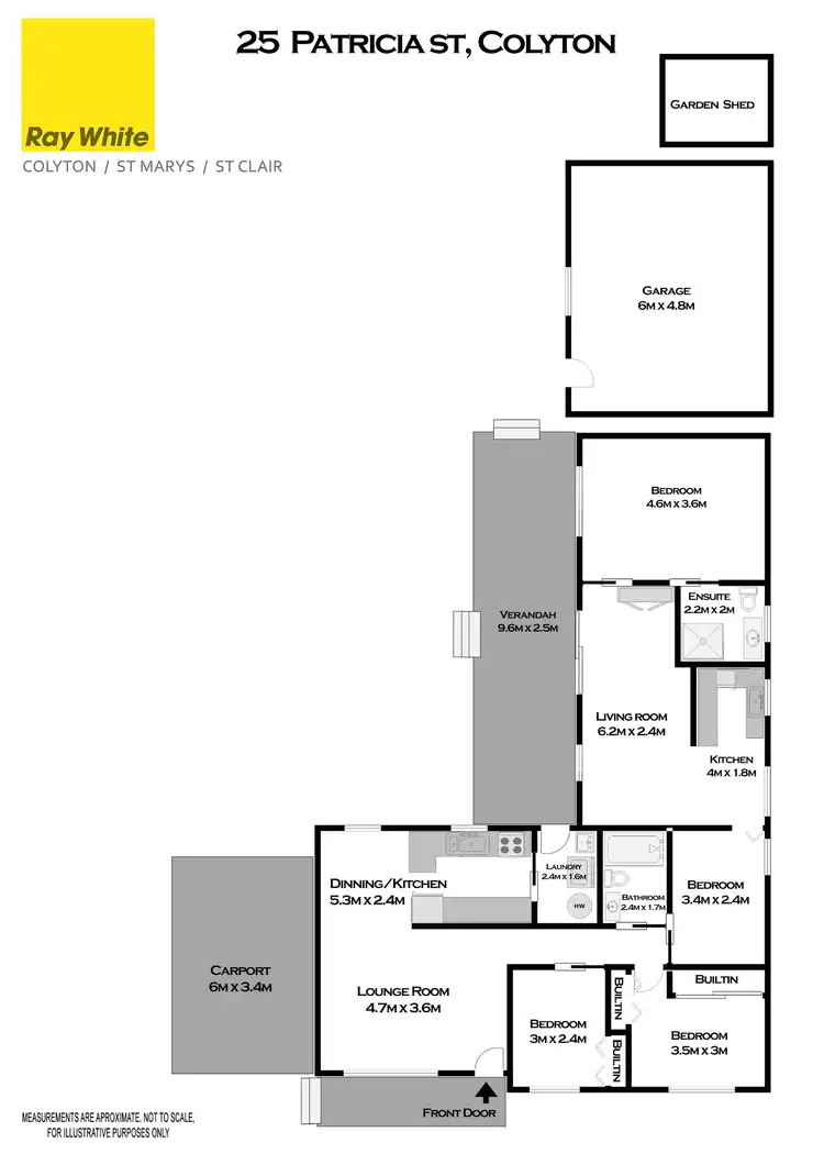 Floorplan of Homely house listing, 25 Patricia Street, Colyton NSW 2760
