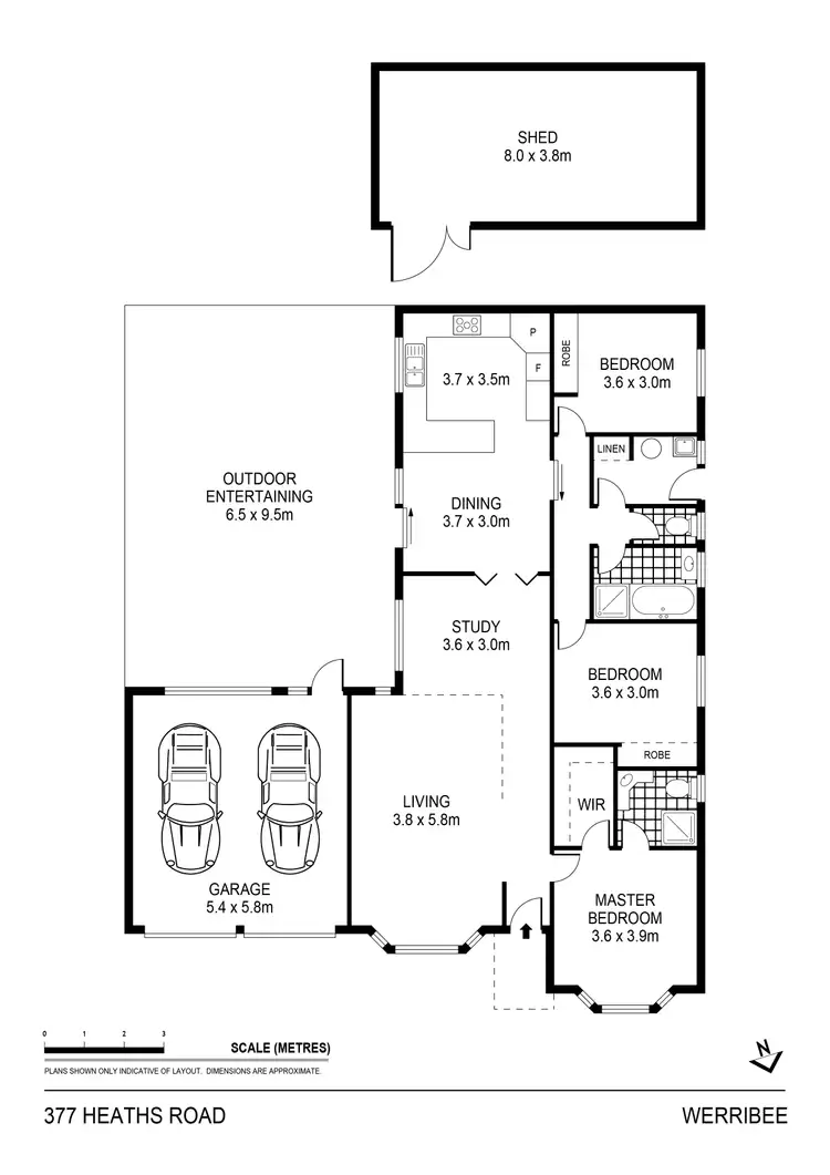 Floorplan of Homely house listing, 337 Heaths Road, Werribee VIC 3030