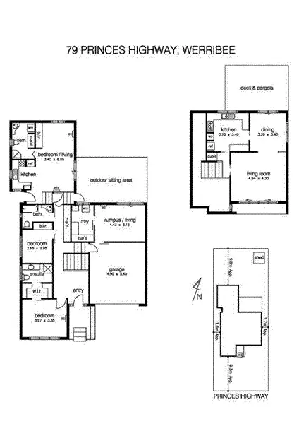 Floorplan of Homely house listing, 79 Princes Highway, Werribee VIC 3030